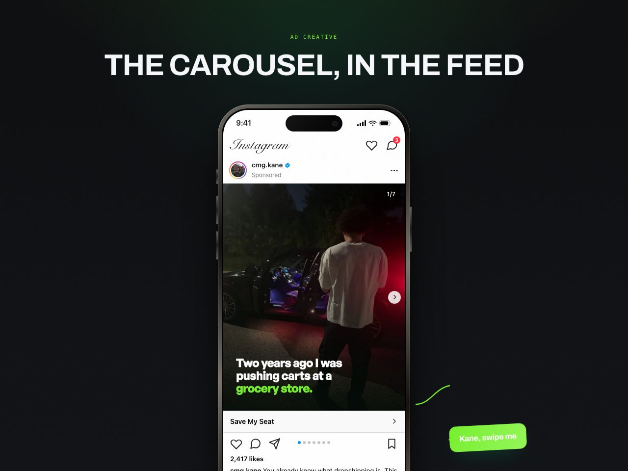 Carousel preview