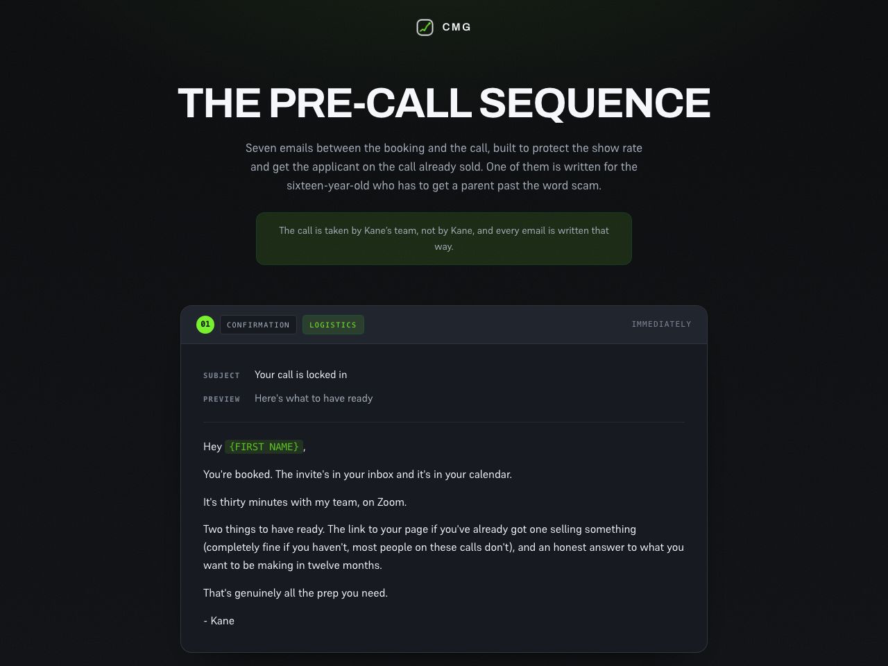 Pre-call preview